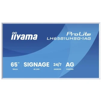 Iiyama LH6581UHSG-1AG Public Display LED 4K UHD 64.5" LH6581UHSG-1AG