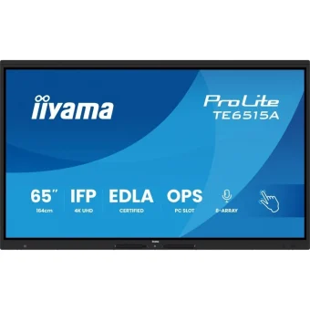 Iiyama TE6515A-B1AG Public Display LED 4K UHD 65" με Οθόνη Αφής TE6515A-B1AG