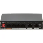 Dahua SG1006P Unmanaged L2 PoE+ Switch με 6 Θύρες Gigabit (1Gbps) Ethernet - Image 2