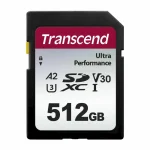 Transcend 340S SDXC 512GB Class 10 U3 V30 A2 UHS-I