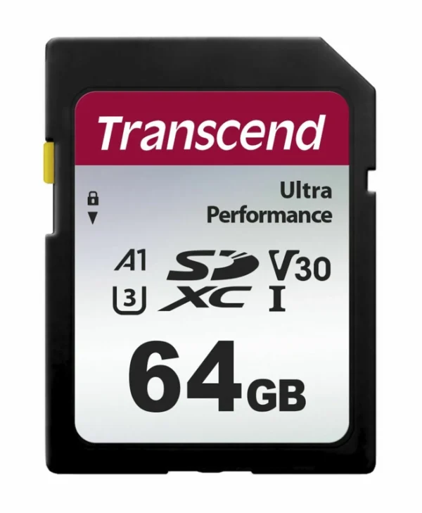 Transcend SDXC 64GB Class 10 U3 V30 A2 UHS-I