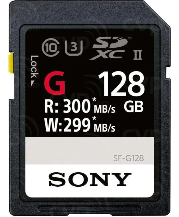 Sony SFG128T/T1 SDXC 128GB Class 10 U3 V90 UHS-II