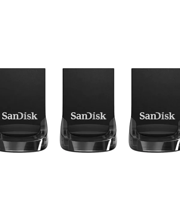 Sandisk Ultra Fit 3-pack 32GB USB 3.1 Stick Μαύρο