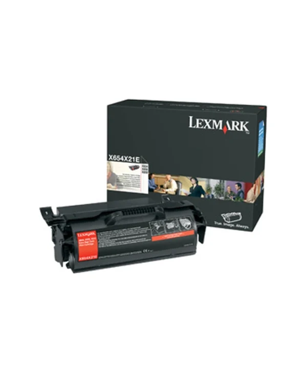 Lexmark X654X31E Γνήσιο Toner Laser Εκτυπωτή Μαύρο High Yield 36000 Σελίδων X654X31E X654X31E