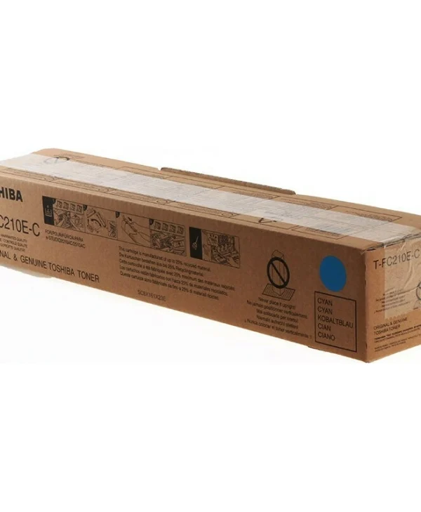 Toshiba T-FC210EC Γνήσιο Toner Laser Εκτυπωτή Κυανό 6AJ00000159 6AJ00000159