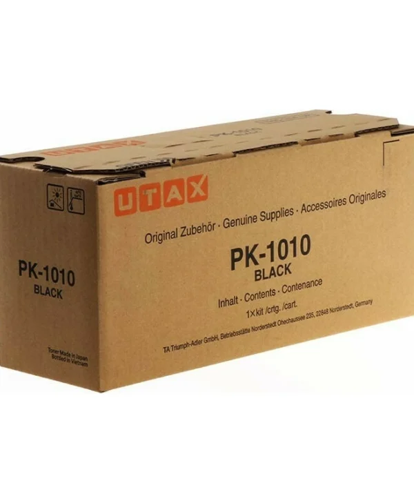 Utax PK-1010 Γνήσιο Toner Laser Εκτυπωτή Μαύρο 5000 Σελίδων (1T02RV0UT0) 1T02RV0UT0