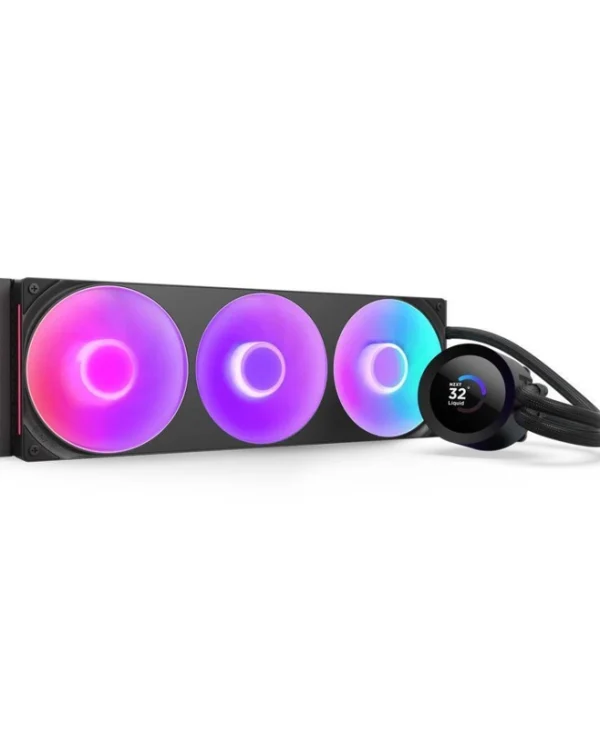NZXT KRAKEN PLUS 360 NZXT (v2) Υδρόψυξη Επεξεργαστή Τριπλού Ανεμιστήρα 120mm με RGB Φωτισμό