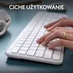 Logitech Signature Slim Combo MK950 Ασύρματο Bluetooth Σετ Πληκτρολόγιο & Ποντίκι Αγγλικό US Λευκό - Image 10