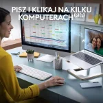 Logitech Signature Slim Combo MK950 Ασύρματο Bluetooth Σετ Πληκτρολόγιο & Ποντίκι Αγγλικό US Λευκό - Image 11