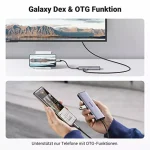 Ugreen CM512 USB-C Docking Station με HDMI 4K PD Ethernet Γκρι - Image 6