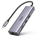 Ugreen CM512 USB-C Docking Station με HDMI 4K PD Ethernet Γκρι - Image 8