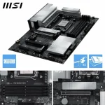MSI PRO X870E-P WIFI Motherboard ATX με AMD AM5 Socket 7E70-003R 7E70-003R - Image 6