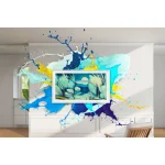 Samsung Smart Τηλεόραση 65" 4K UHD QLED The Frame LS03F HDR (2025) TQ65LS03FAUXXC - Image 2