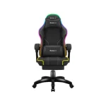 Huzaro HZ-FORCE 3.7 Καρέκλα Gaming Δερματίνης με RGB Φωτισμό Μαύρη - Image 2