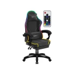 Huzaro HZ-FORCE 3.7 Καρέκλα Gaming Δερματίνης με RGB Φωτισμό Μαύρη - Image 7
