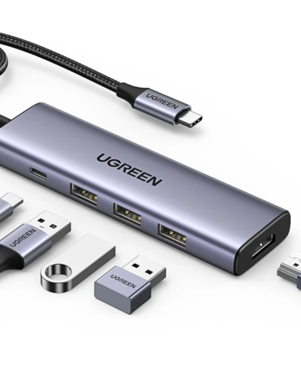 Ugreen CM511 USB-C Docking Station με HDMI 4K PD Γκρι