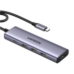 Ugreen CM511 USB-C Docking Station με HDMI 4K PD Γκρι - Image 5