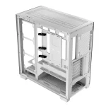 Modecom Volcano Stellar NF Gaming Midi Tower Κουτί Υπολογιστή με Πλαϊνό Παράθυρο Λευκό - Image 3