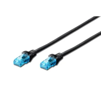 Digitus U/UTP Cat.5e Καλώδιο Δικτύου Ethernet 0.25m Μαύρο 1τμχ
