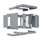 EFB Επιδαπέδια Καμπίνα Rack 19U Γκρι WGX-0906GR.G1 WGX-0906GR.G1 - Image 3