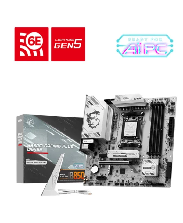 MSI B850M Gaming Plus WIFI6E Motherboard Micro ATX με AMD AM5 Socket 7E81-001R 7E81-001R