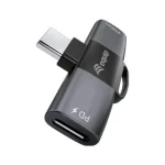 Equip Μετατροπέας USB-C male σε USB-C 2x female Γκρι 1τμχ 133479 133479