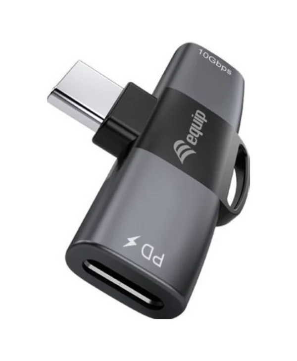 Equip Μετατροπέας USB-C male σε USB-C 2x female Γκρι 1τμχ 133479 133479