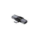 Equip Μετατροπέας USB-C male σε USB-C 2x female Γκρι 1τμχ 133479 133479 - Image 2