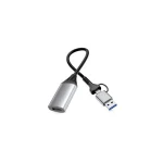 Equip Μετατροπέας USB-A / USB-C male σε HDMI male Γκρι 1τμχ 133498 133498 - Image 2