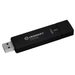 Kingston Ironkey D500s 128GB USB 3.2 Stick Μαύρο