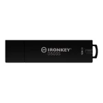 Kingston Ironkey D500s 128GB USB 3.2 Stick Μαύρο - Image 2