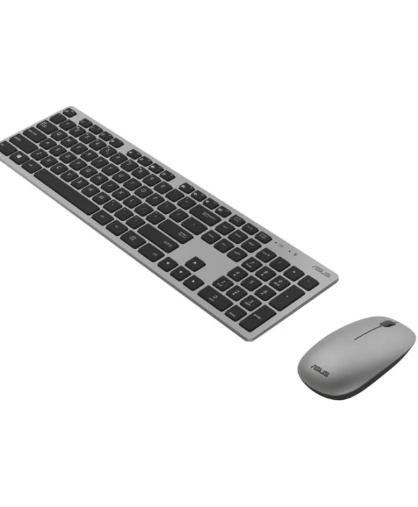 Asus W5000 Ασύρματο Σετ Πληκτρολόγιο & Ποντίκι Αγγλικό US Γκρι