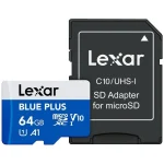 Lexar Plus SDXC 64GB Class 10 UHS-I με αντάπτορα