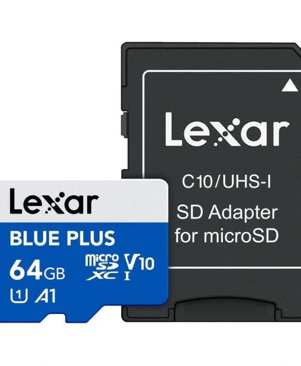 Lexar Plus SDXC 64GB Class 10 UHS-I με αντάπτορα