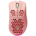 Deltaco PM80 Ασύρματο RGB Gaming Ποντίκι 4800 DPI Ροζ - Image 3