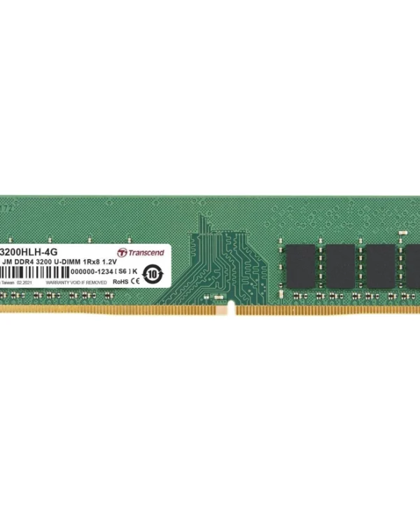 Transcend DDR4 με Module 1x4GB και Ταχύτητα 3200 για Desktop