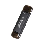 Transcend 128GB USB 3.2 SSD Stick με σύνδεση USB-A & USB-C Μαύρο - Image 4