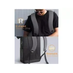 Inateck BP01003 Αδιάβροχη Τσάντα Πλάτης για Laptop 17" σε Γκρι χρώμα - Image 2