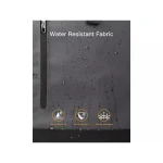 Inateck BP01003 Αδιάβροχη Τσάντα Πλάτης για Laptop 17" σε Γκρι χρώμα - Image 6
