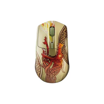 SteelSeries CS2 Dragon Lore Edition Ασύρματο RGB Gaming Ποντίκι 18000 DPI Χρυσό