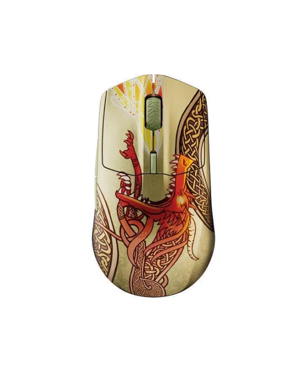 SteelSeries CS2 Dragon Lore Edition Ασύρματο RGB Gaming Ποντίκι 18000 DPI Χρυσό