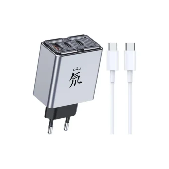 ZTE Φορτιστής Χωρίς Καλώδιο GaN 80W Power Delivery Γκρι (PA0214E)