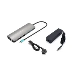 i-tec Metal Nano USB-C Docking Station με HDMI 4K PD Ethernet και σύνδεση 2 Οθονών Ασημί