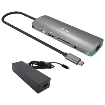 i-tec USB-C Docking Station με HDMI 4K Ασημί (C31NANOLANPD100) C31NANOLANPD100