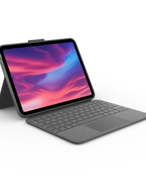 Logitech Combo Touch Flip Cover με Πληκτρολόγιο στα Ισπανικά Γκρι