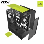 MSI MAG PANO 110R PZ Gaming Midi Tower Κουτί Υπολογιστή με Πλαϊνό Παράθυρο και ARGB Φωτισμό Μαύρο - Image 5