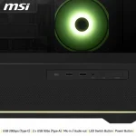 MSI MAG PANO 110R PZ Gaming Midi Tower Κουτί Υπολογιστή με Πλαϊνό Παράθυρο και ARGB Φωτισμό Μαύρο - Image 8