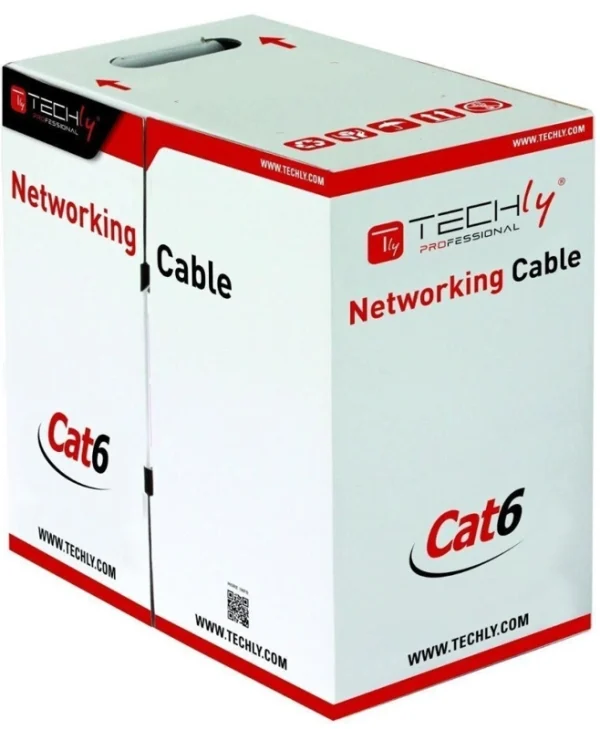 Q-Lantec S/FTP Καλώδιο Δικτύου Ethernet 500m Γκρι 1τμχ