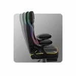 Huzaro Force 4.6 Καρέκλα Gaming με RGB Φωτισμό και Υποπόδιο Μαύρη - Image 8