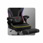 Huzaro Force 4.6 Καρέκλα Gaming με RGB Φωτισμό και Υποπόδιο Μαύρη - Image 9